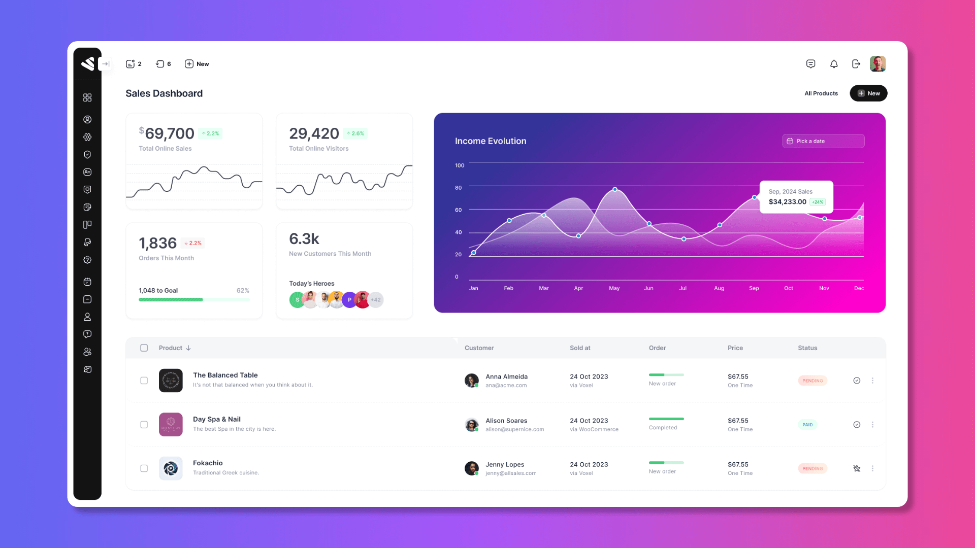 FleekDash Light Mode